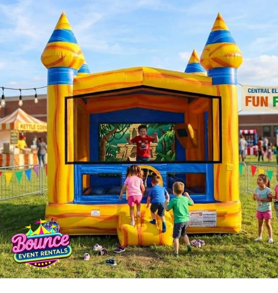 Volcano Bounce House rental for Evergreen CO events in ZIP code 80439